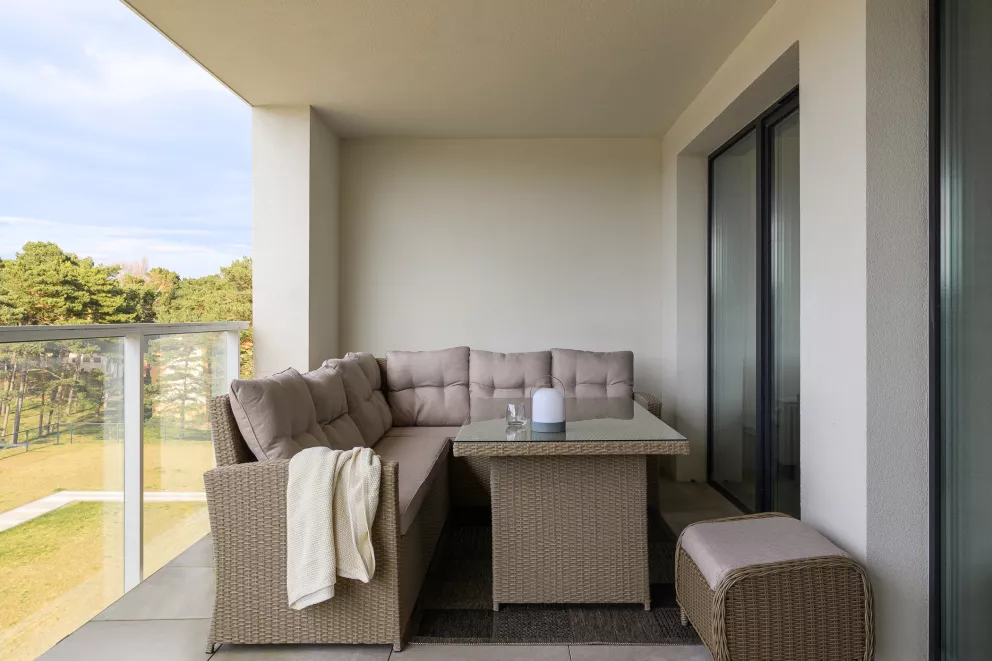 Apartament deluxe z 1 sypialnią  z widokiem na morze