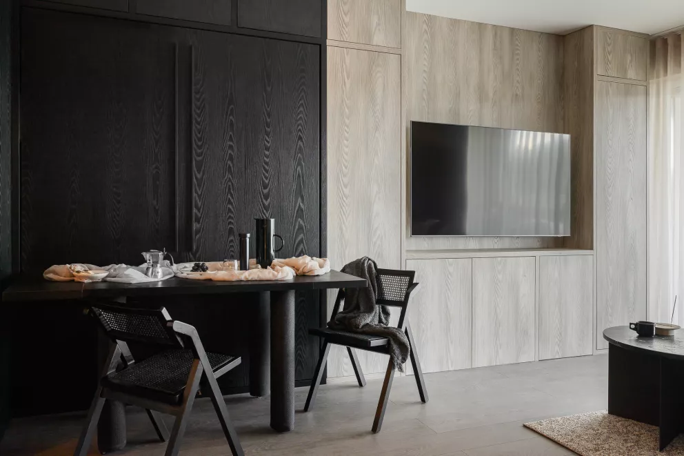 Apartament deluxe z 1 sypialnią  z widokiem na morze