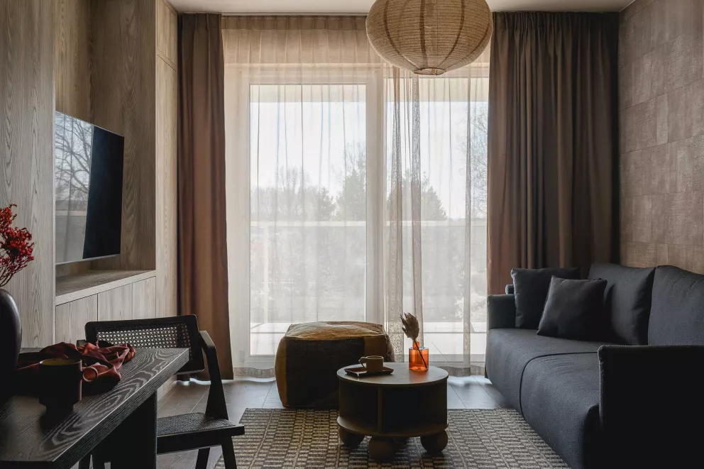 Apartament deluxe z 2 sypialnią  z widokiem na morze