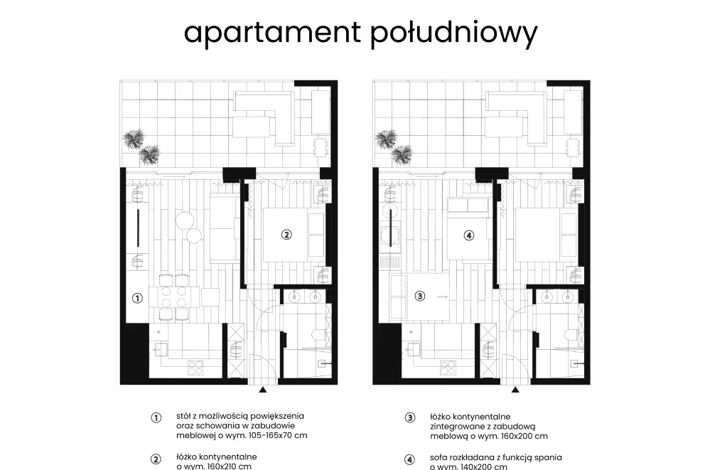 Apartament południowy