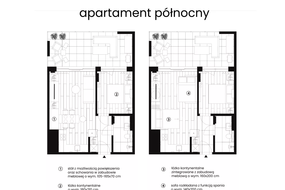 Apartament północny